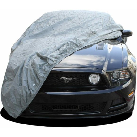 OxGord Car Cover for Select Ford Mustang Grey Z227 - Picture 1 of 3
